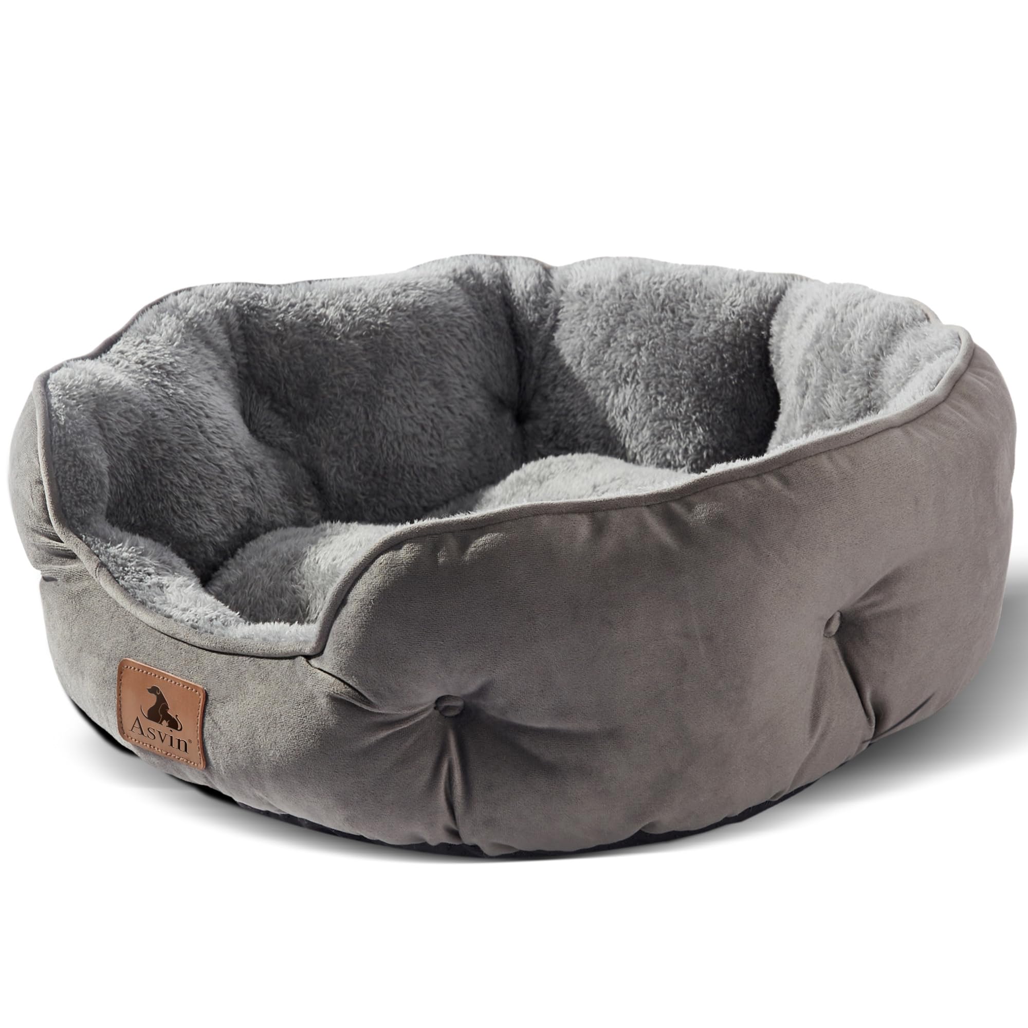 Asvin Small Dog Bed for Small Dogs, Cat Beds for Indoor Cats, Pet Bed for Puppy 