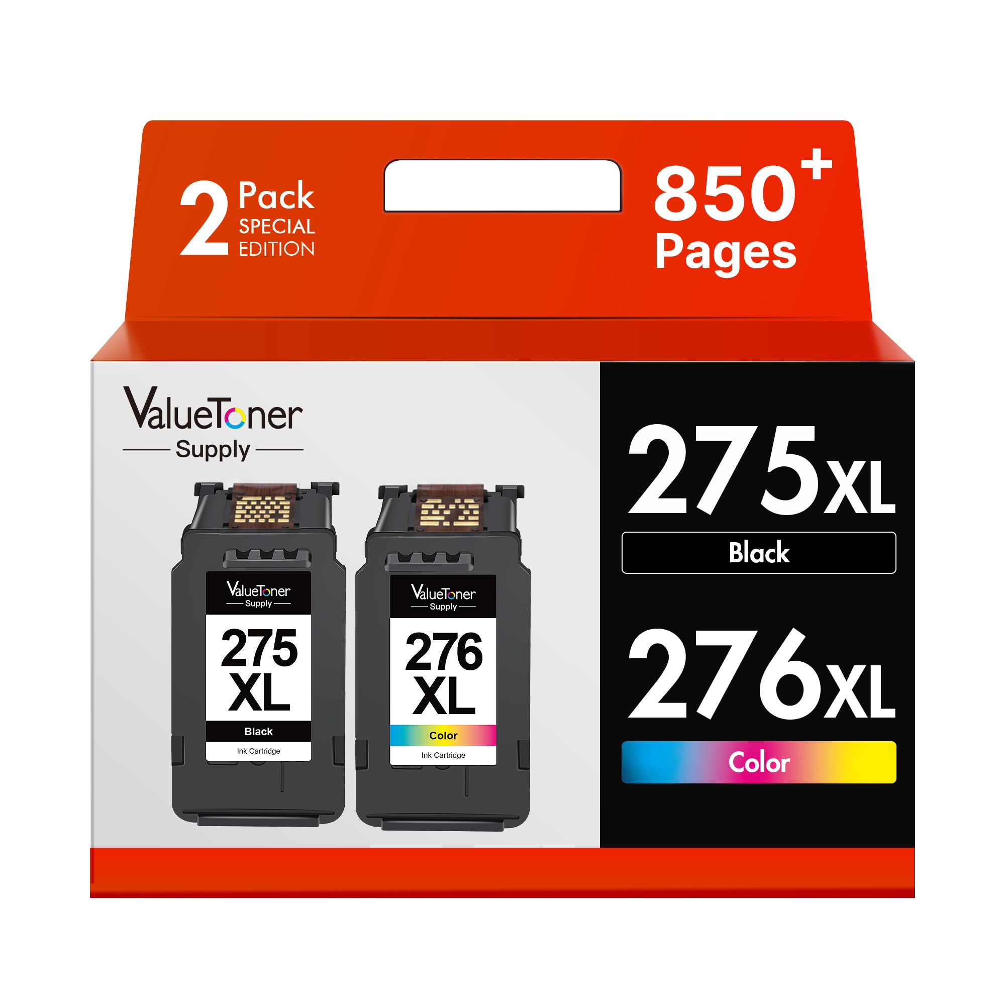 PG-275XL/CL-276XL Replacement for Canon Ink 275 276 Ink Cartridge 2 Pack | for C