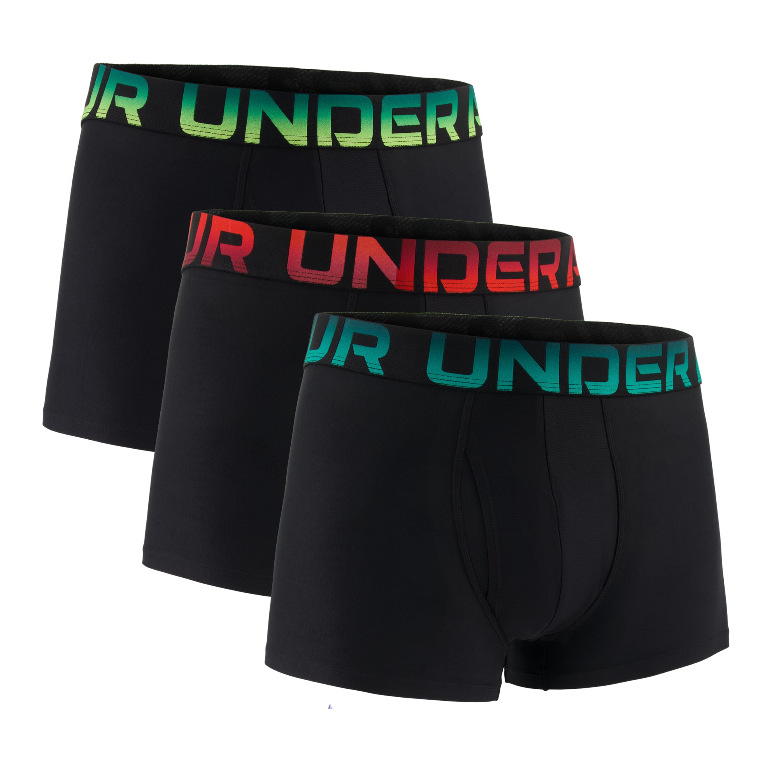 Under Armour Tech Performance Men's 3-Pack Boxer Briefs - 8cm Leg Length - Breat