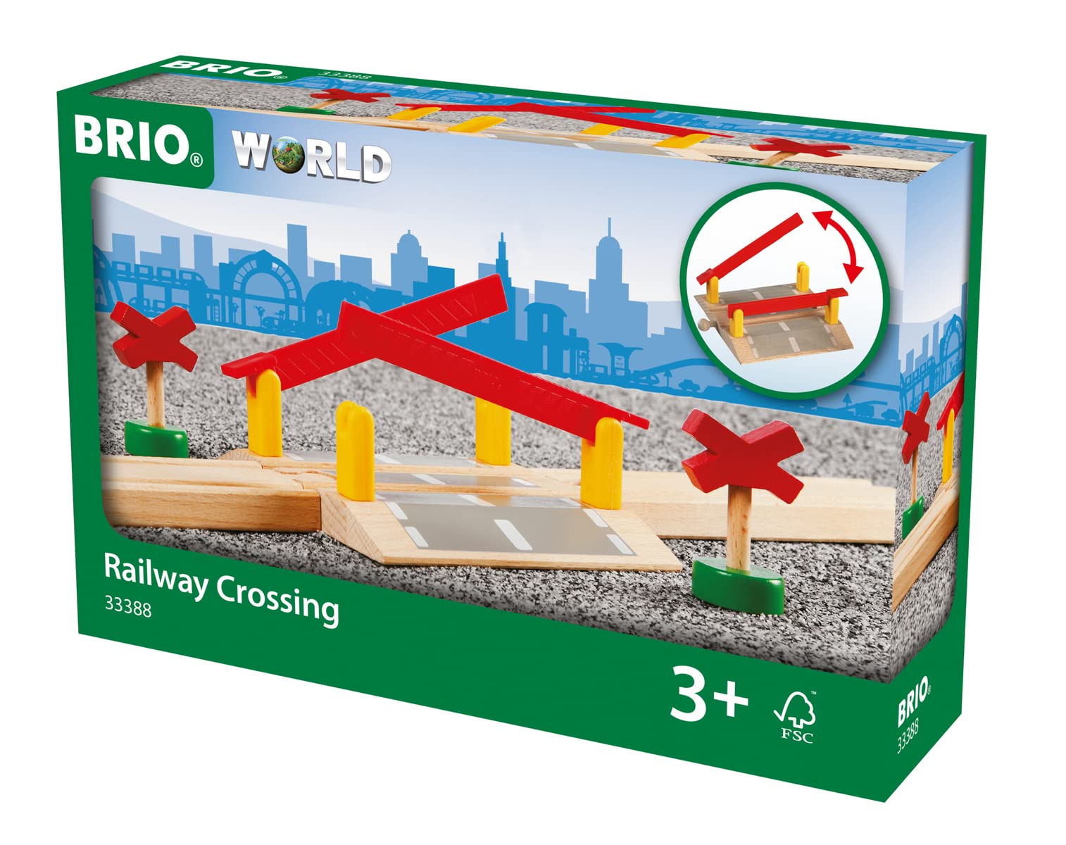 BRIO B33388 Railway Crossing