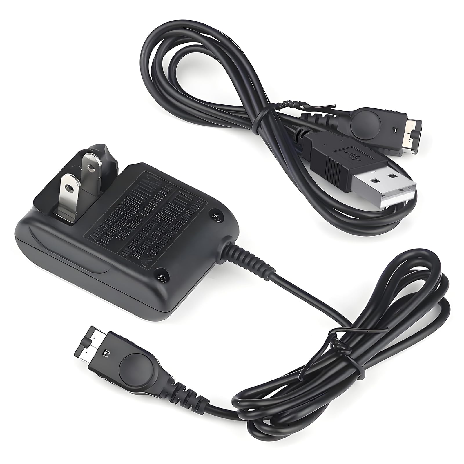 Vranzoral Gameboy Advance SP Charger - AC Wall Adapter & USB Charging Cable Comp
