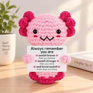Animal Axolotl, Gifts for Women Friends Sister, Birthday Christmas Stocking Stuffers for Nurse Teacher Appreciation