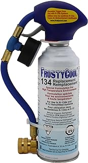 FrostyCool R134a Replacement Refrigerant 8 oz. Can with Trigger Hose (Equivalent to 23 oz.)