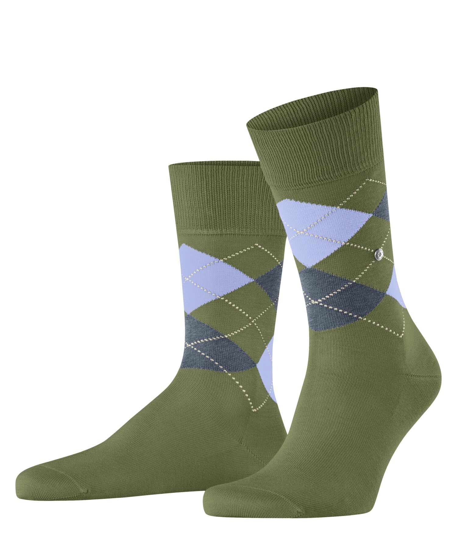Burlington Man Manchester Breathable Cotton Fine Flat Toe Stitching Novelty Patt