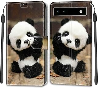 Google Pixel 6A Case, Premium PU Leather Case with [Card Slot] [Magnetic Closure] Flip Folio Case for Google Pixel 6A