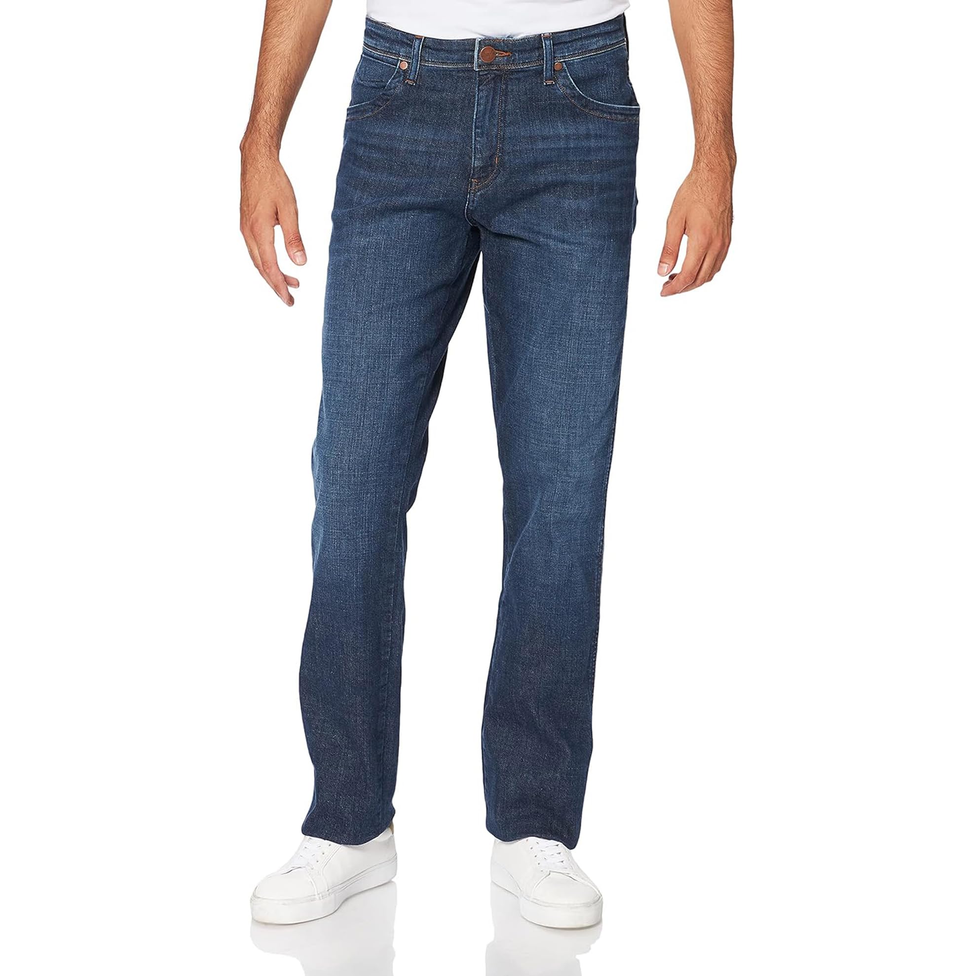 Wrangler - Men's Jeans - Authentic Straight Fit - Texas - Darkstone
