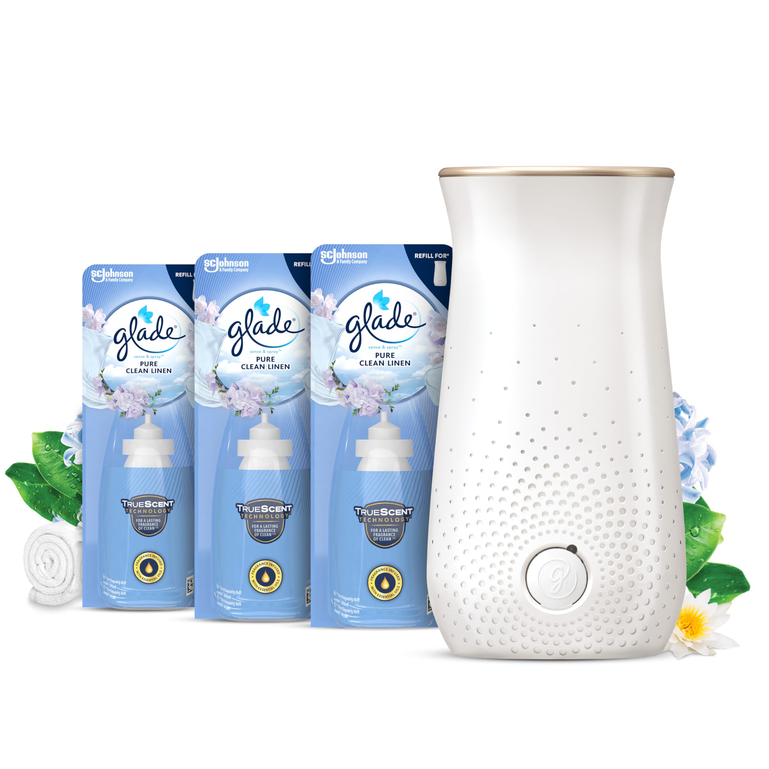 Glade Sense & Spray Air Freshener Holder and Refills, Motion Activated Automatic