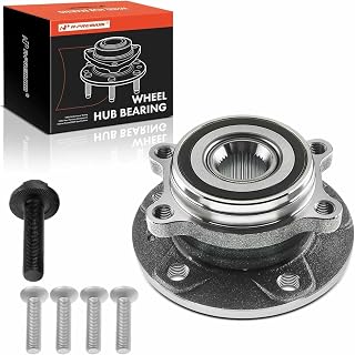 A-Premium Wheel Bearing and Hub Assembly Compatible with Volkswagen, Audi | for Volkswagen Jetta 2005-2019, Passat, Golf, Tiguan, CC, Eos, GTI, Rabbit & Audi A3, A3 Quattro, TT, TT Quattro & More