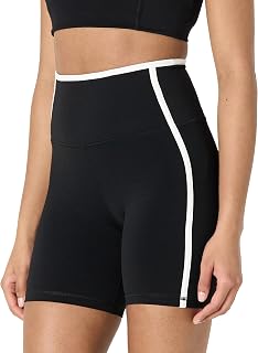 Amazon Essentials FormFlex Women's High Waist Soft Cycling Yoga Sports Shorts