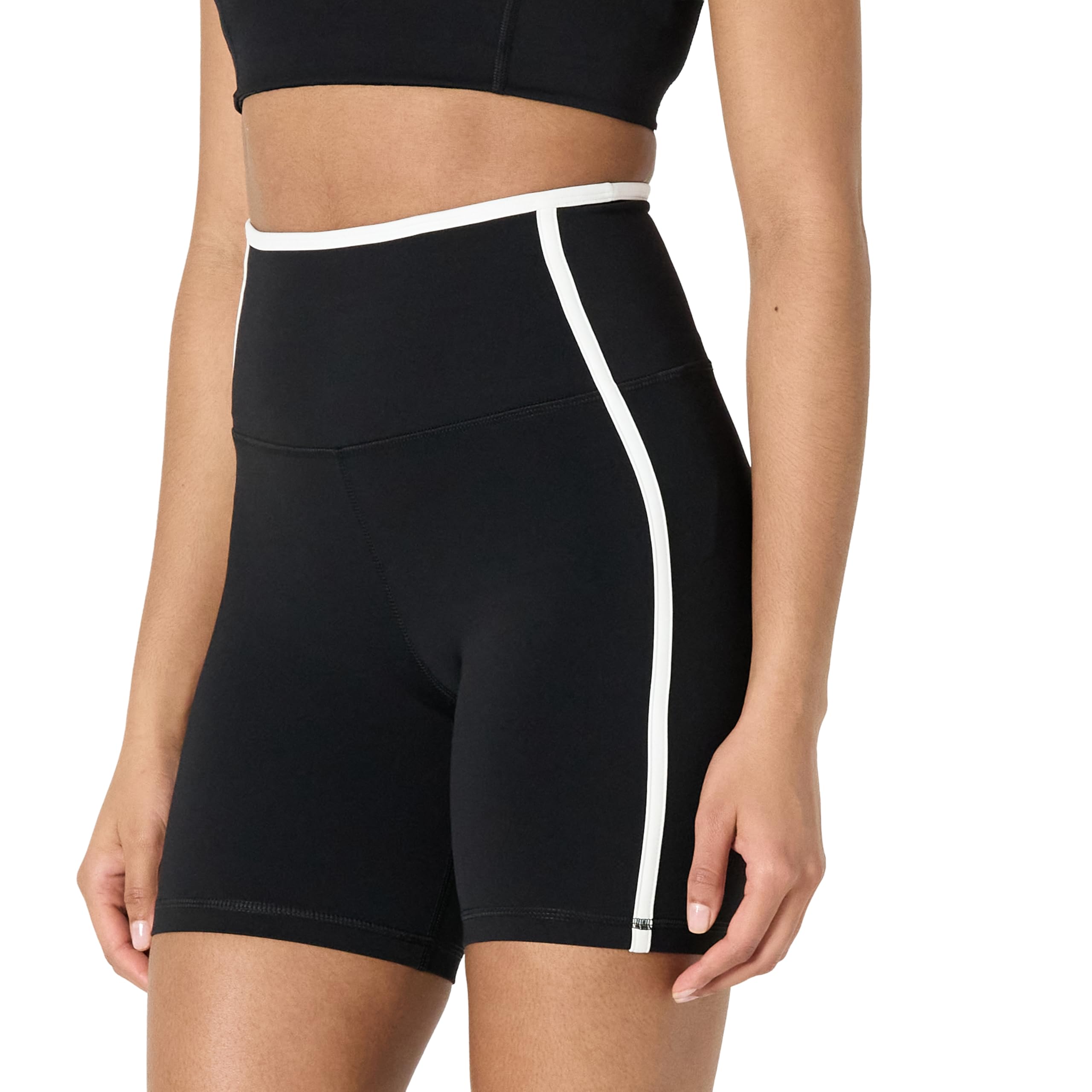 Amazon Essentials FormFlex Women's High Waist Soft Cycling Yoga Sports Shorts
