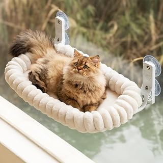 EDAGNY Elegant Hammock Cat Folding Window, Reversible Cover up to 18 kg