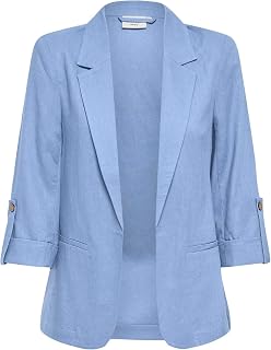 ONLY Onlgoa 3/4 Unline Linen Bl Blazer CC TLR Onlgoa 3/4 Unline Linen Bl Blazer CC TLR Women's (Pack of 1)