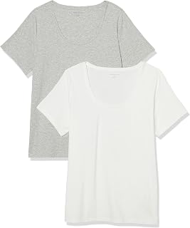 Amazon Essentials Women's Classic Fit Short Sleeve Round Neck T-Shirt (Available in Plus Size)