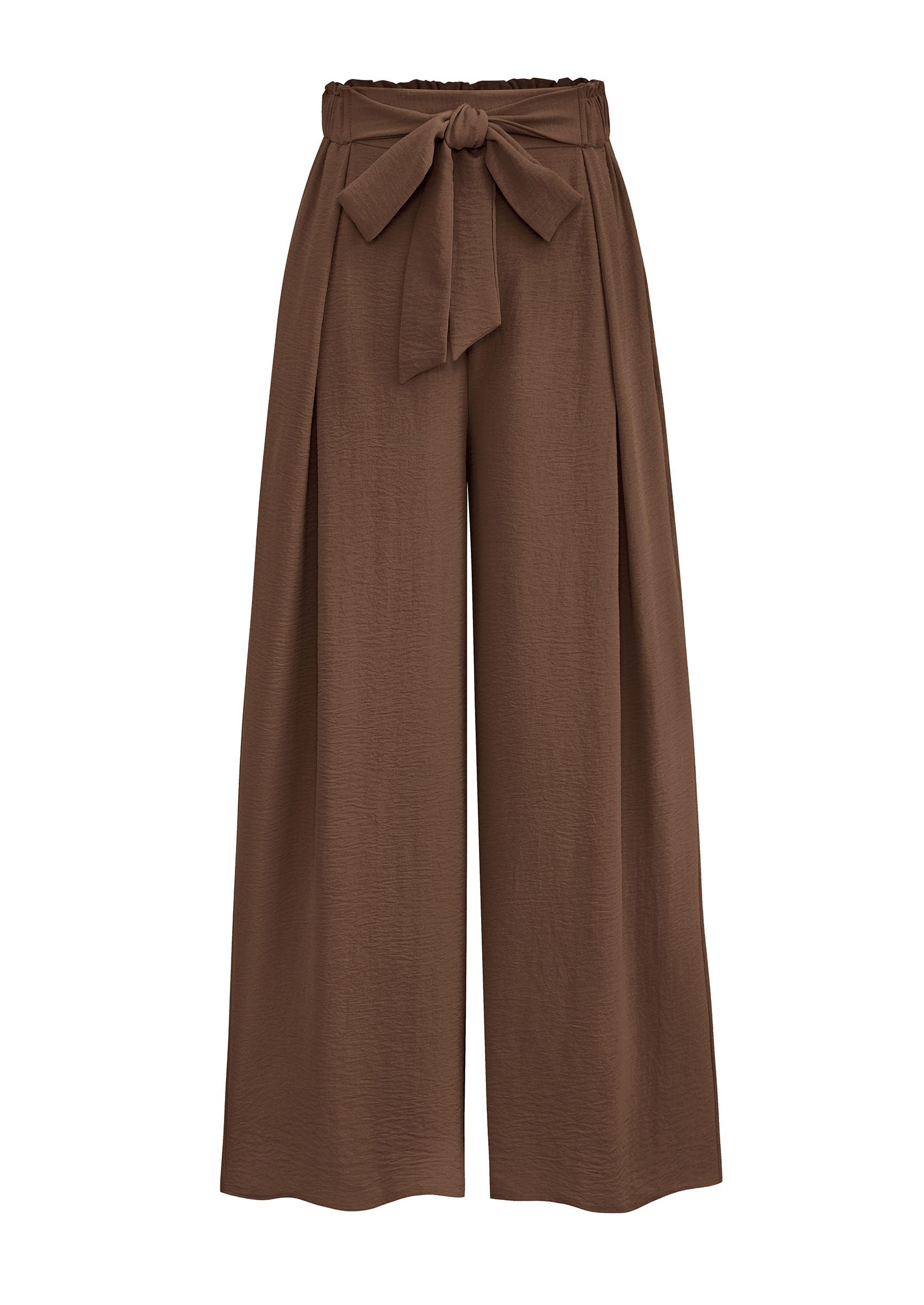 PRETTYGARDEN womens wide leg work pants casual high waist pants palazzo pants lo