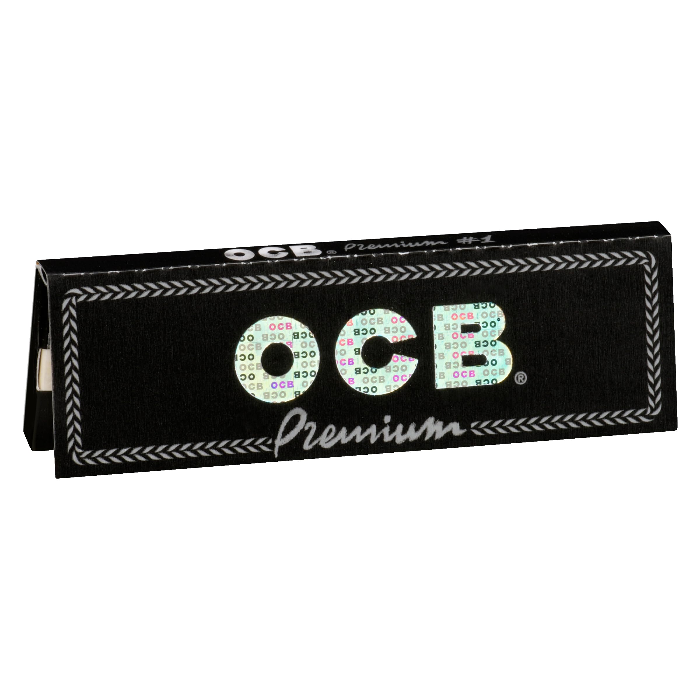 1 Box - OCB Single Premium No1 Rolling Paper Regular Size 70mm - 2500 Papers