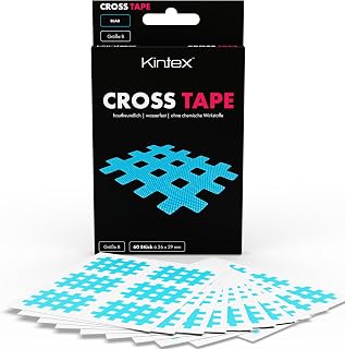 Kintex Cross-Tape Acupuncture Trigger Point Pain Grid Patches in Various Colours and Sizes