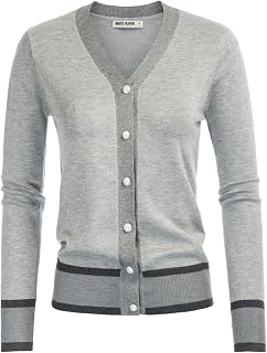 Grace Karin Women's Lightweight Long Sleeve Short Cardigan for Summer and Autumn, Fashion Clothing