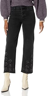 Hudson Rosie Girls' High Rise Wide Leg Ankle Jeans