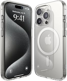 elago Magnetic Hybrid Clear Case for iPhone 15 Pro