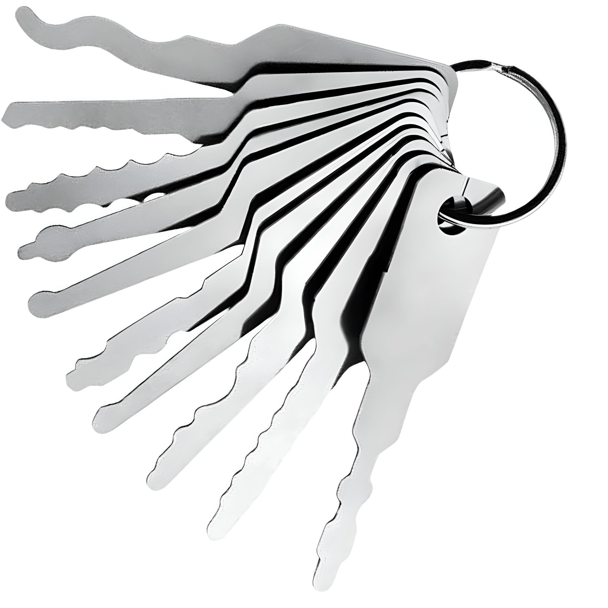Lock Pick Set 20 Piece Blank Collection for Car Door and Safe Ergonomic Polished