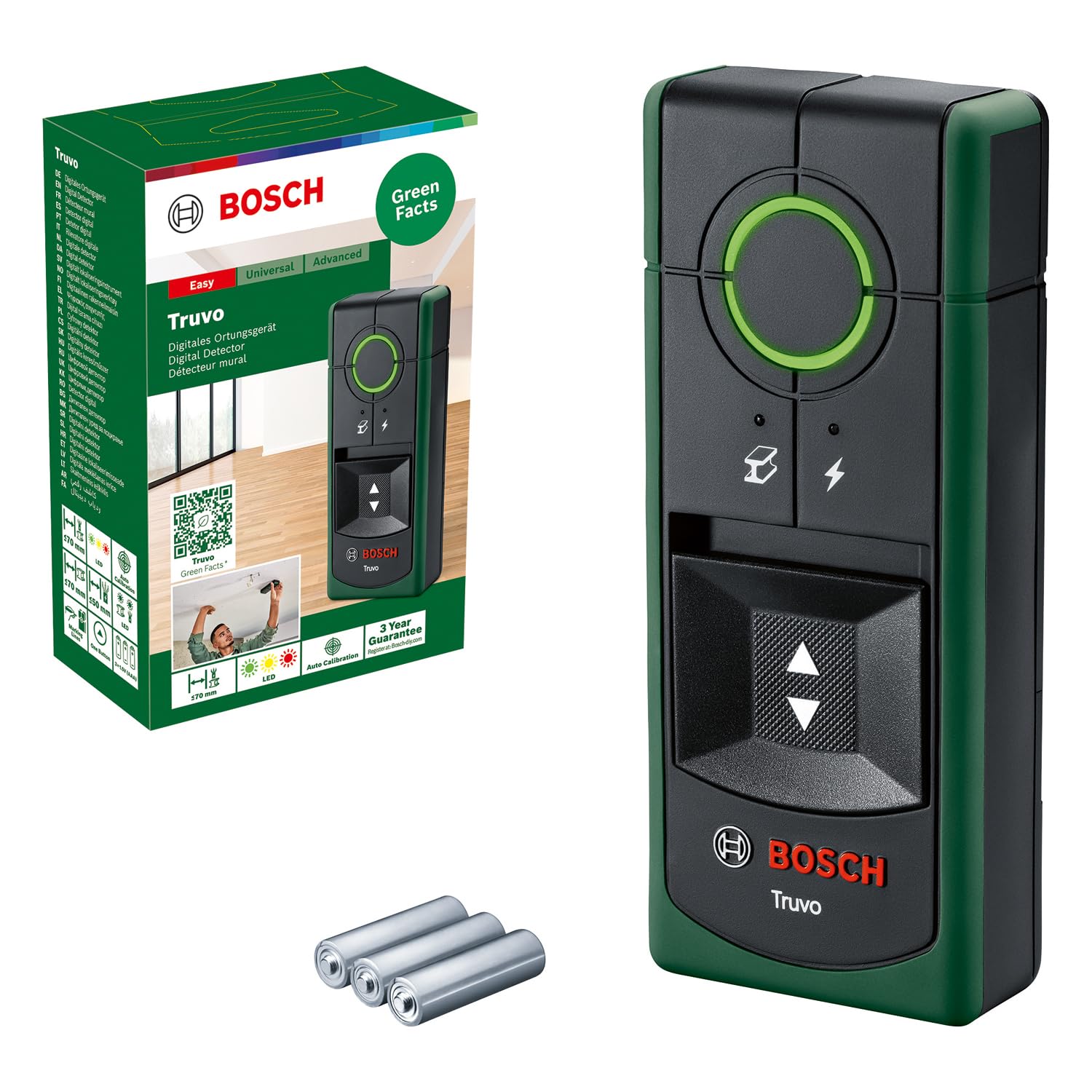 Bosch Detector Truvo 2nd gen. (Easy one-Button handling, Simple Detection of Liv