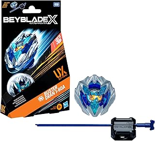 Beyblade X Buster Dran 1-60A UX Starter Pack Set with Attack Type Top and Launcher; Authentic Takara Tomy Battle Tops Games/Toys for Boys and Girls 8+