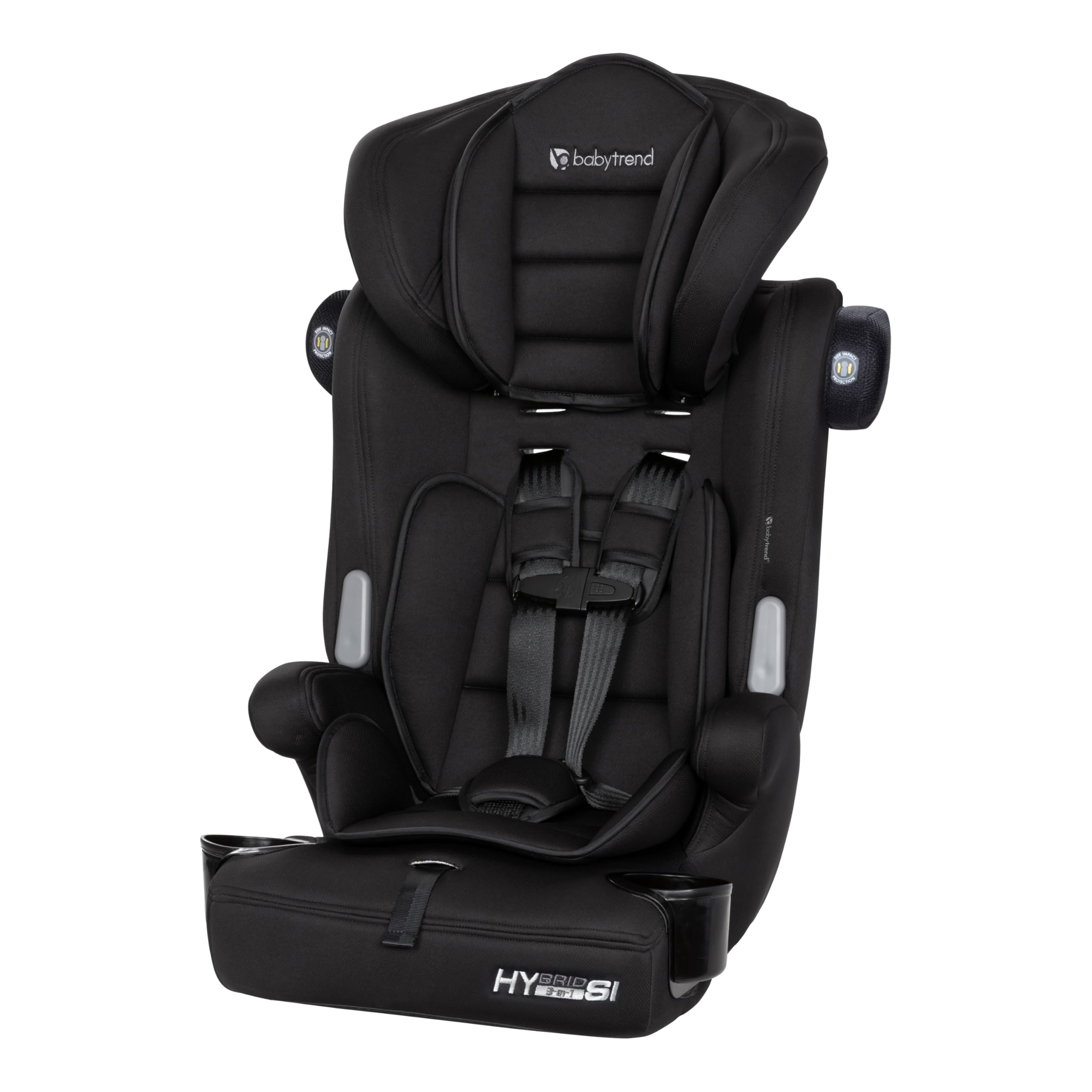 Baby Trend Hybrid SI 3-in-1 Combination Booster Seat, Hoboken Black – Side-Impac
