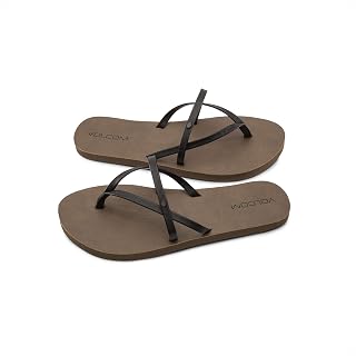 Volcom Sandalo lungo da donna All Night, nero, 36