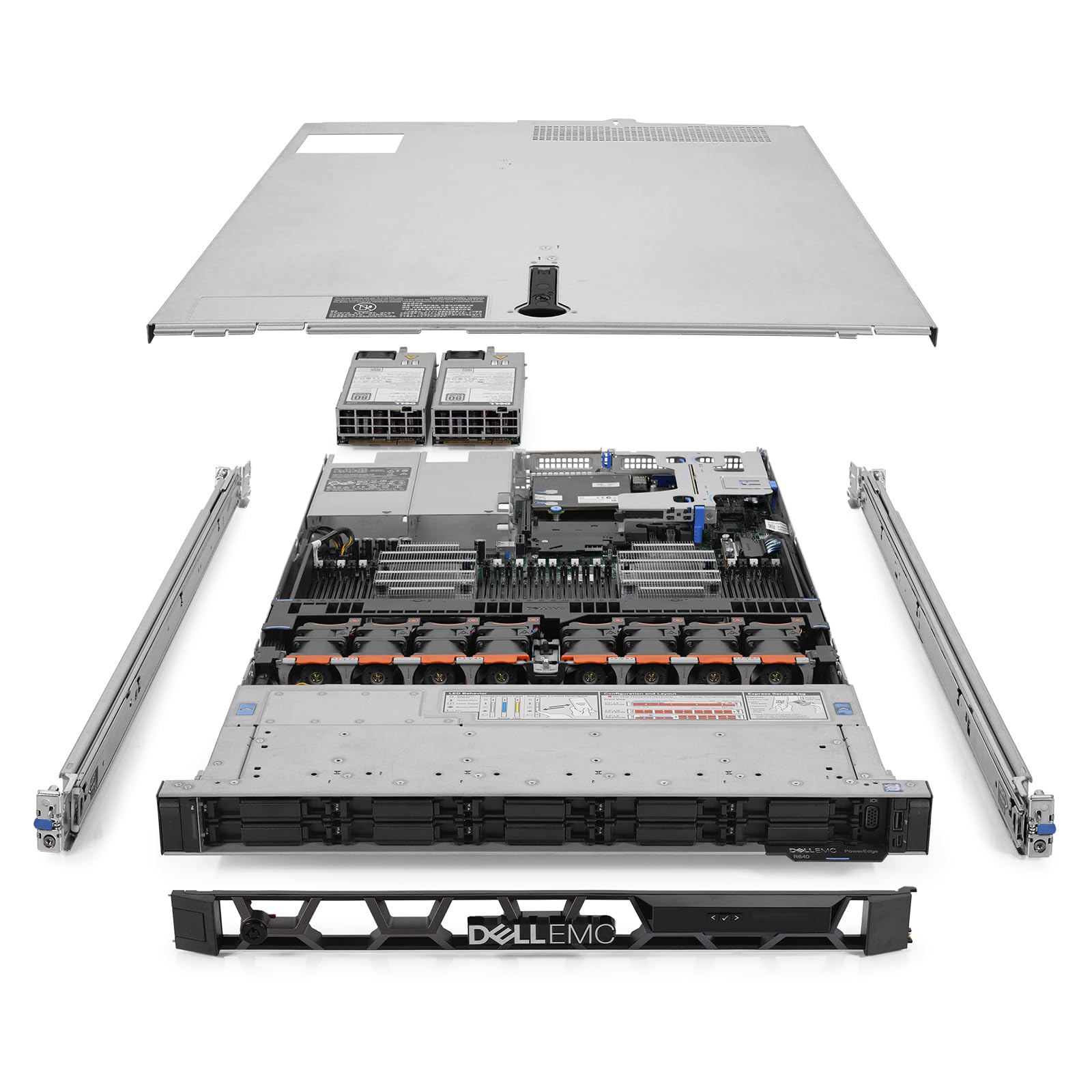 Dell PowerEdge R640 10B SFF Server 2.00Ghz 40-Core 64GB RAM 600GB Storage (Renew