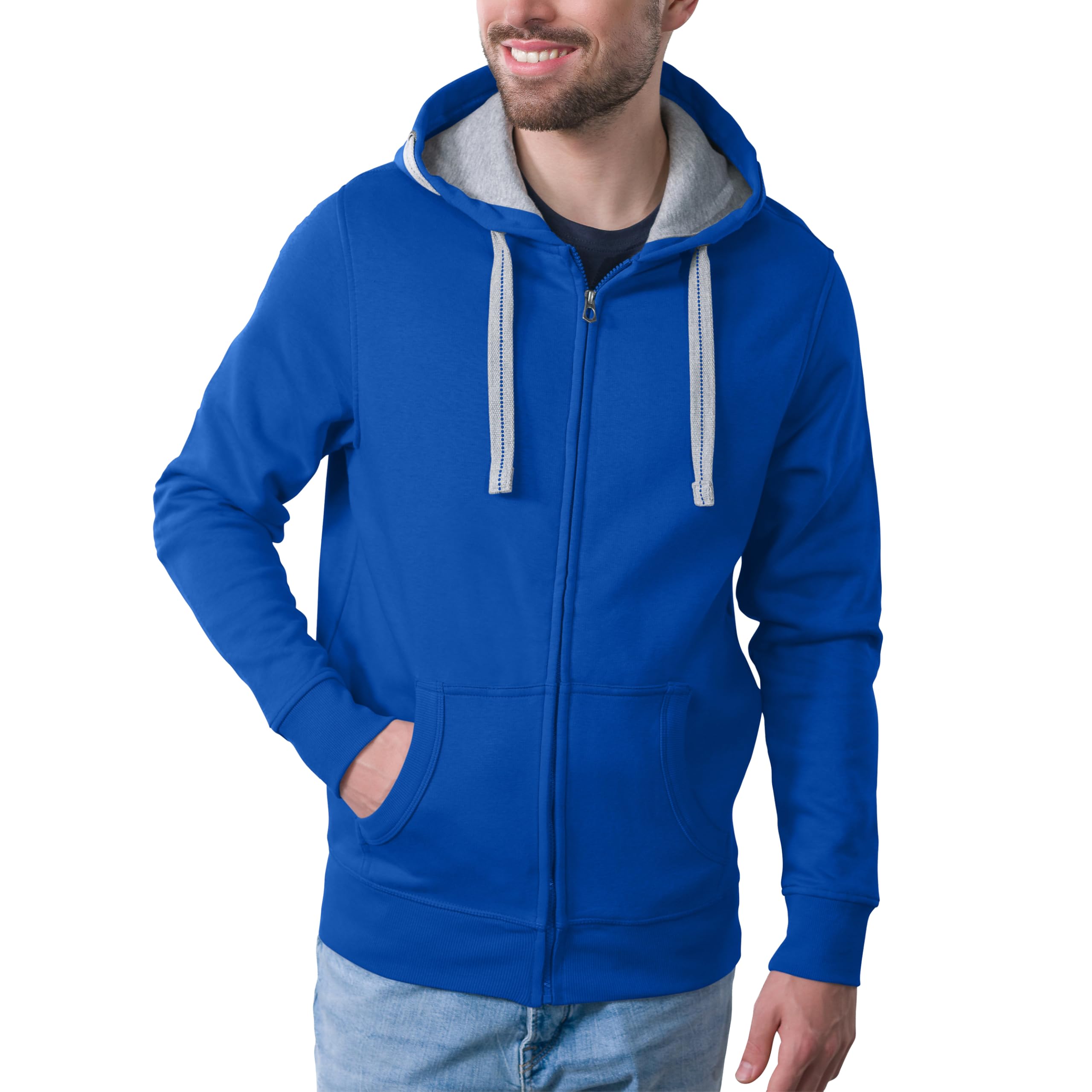 HRM Herren Jacket M Kapuzenpullover (1er Pack)