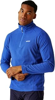 Regatta Mens Montes 1/2 Zip Mini Stripe Outdoor Fleece Pullover