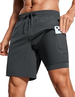 CRZ YOGA 2 in 1 Running Shorts 7"