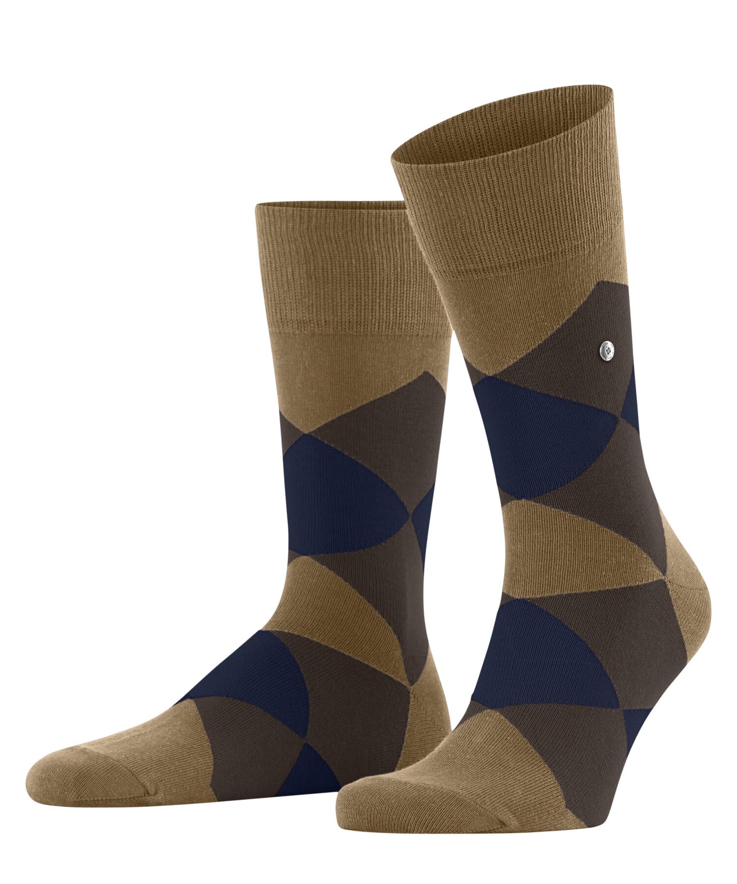 Burlington Men's Clyde Socks Breathable Cotton with Flat Seam Pressure-free Toe 