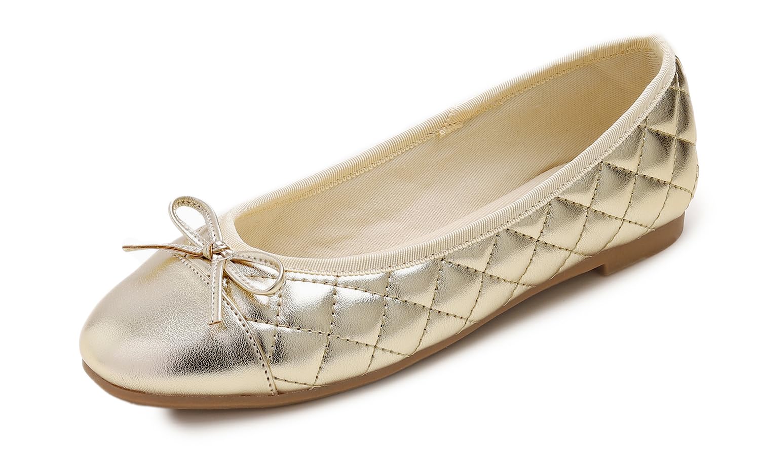 Feversole Women's Fashion Bow Tie Fashion Dress Ballet Flat,Colorful Memory Foam