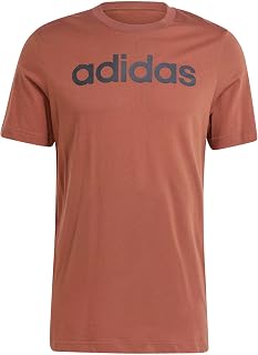 Adidas Essentials Single Jersey Linear Embroidered Logo Tee Men's T-Shirt
