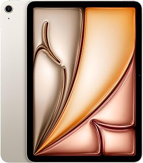 Apple 2024 iPad Air, 11-inch, Wi-Fi, 128GB - Starlight (Renewed)