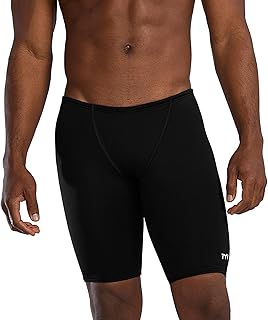 TYR Men's Durafast Elite Solid Jammer Swimsuit