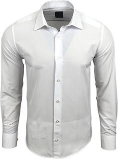 Subliminal Mode Men's Long Sleeve Shirt | Classic Fit | Comfortable and Easy to Wash | Ideal for Office and Casual Outings 444-5