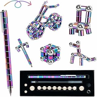 Magnetic Fidget Pen, gifts for men Stress Relief Desk Toy, cool Gadge Christmas Stocking Fillers
