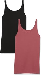 Amazon Essentials Women's Slim Fit Tank Top with Spaghetti Straps Pack of 2