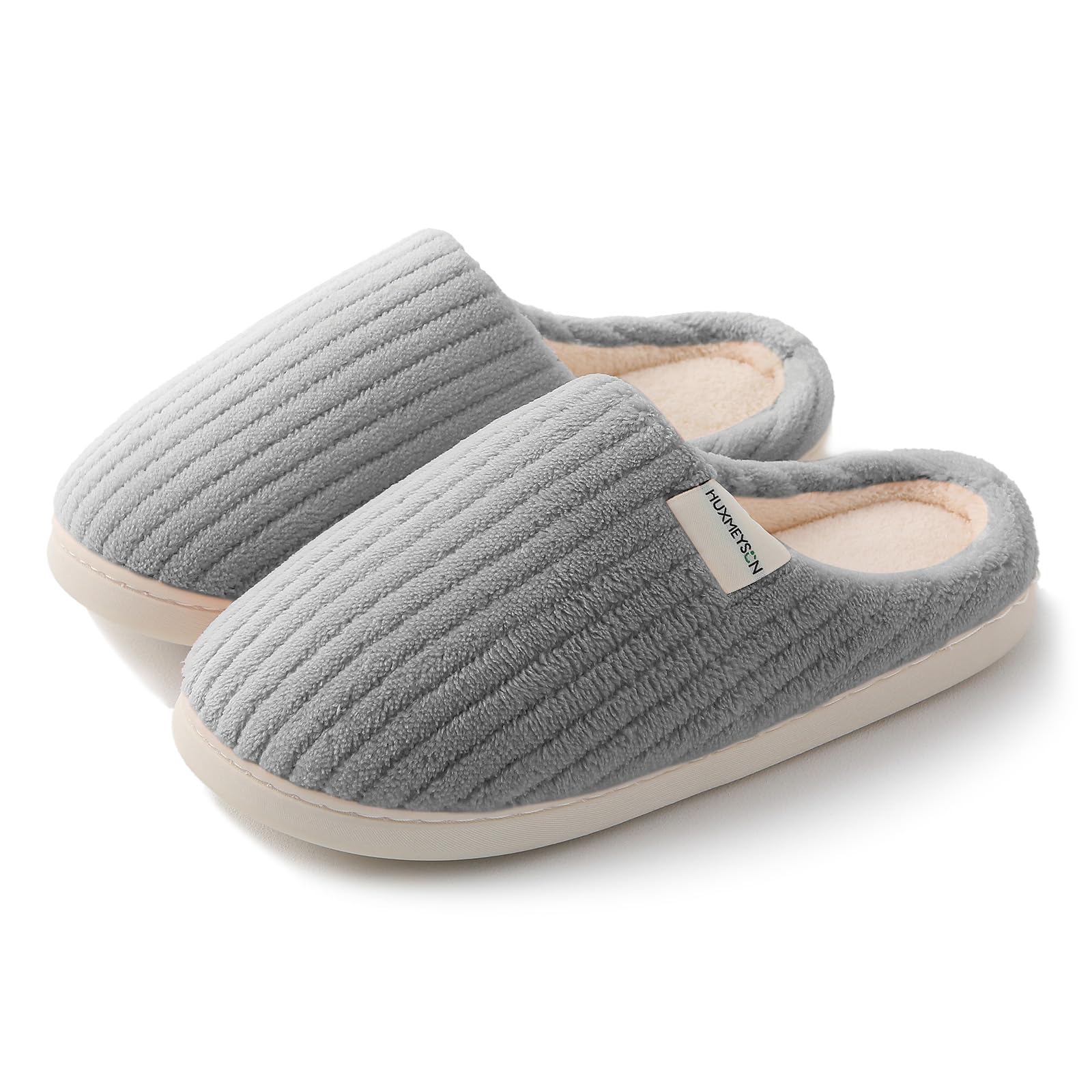 HUXMEYSON Womens Slippers Fuzzy House Slippers, Cozy Slippers for Women Indoor F