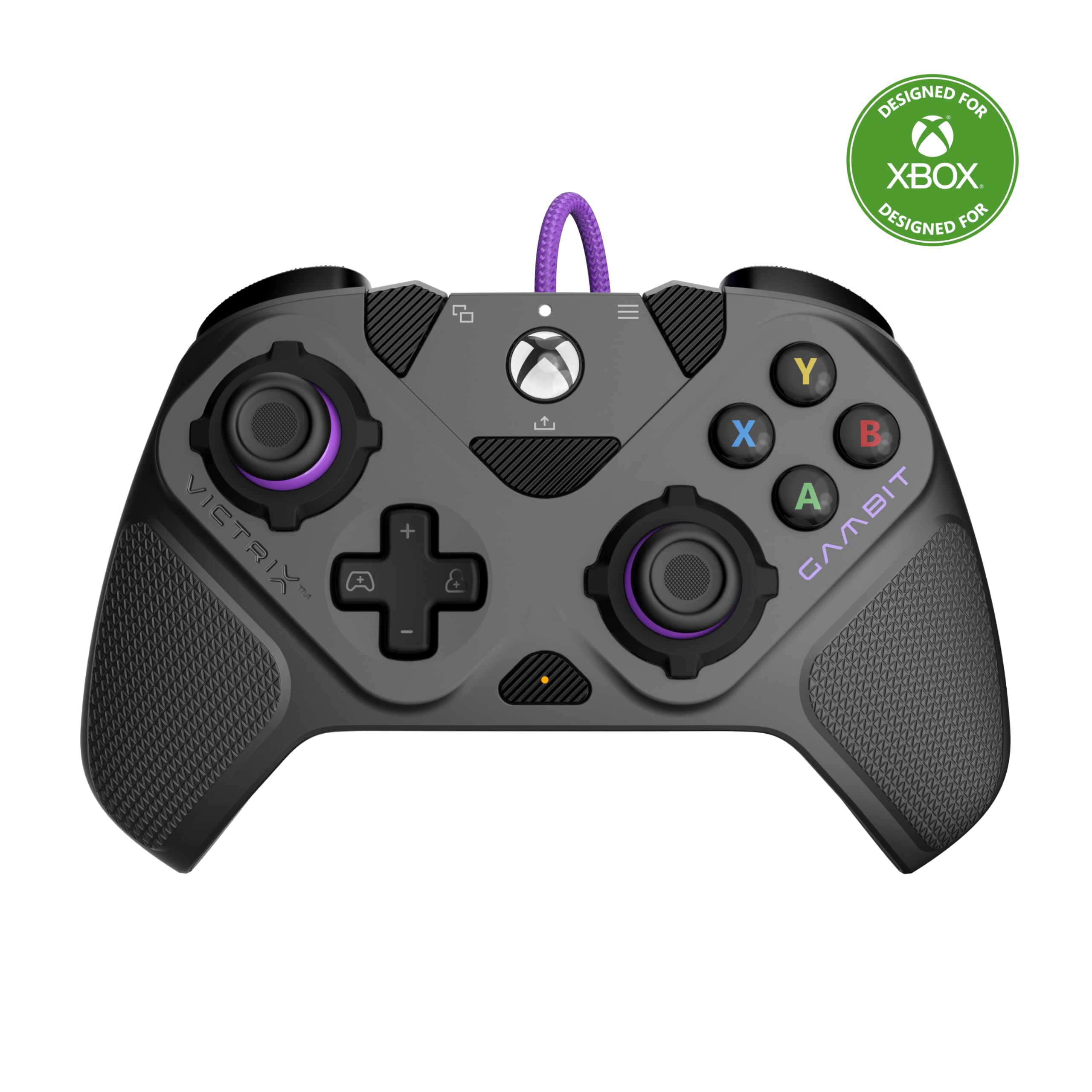 Turtle Beach Victrix Gambit Prime Wired Gaming Controller for XBOX & PC | Grey, 