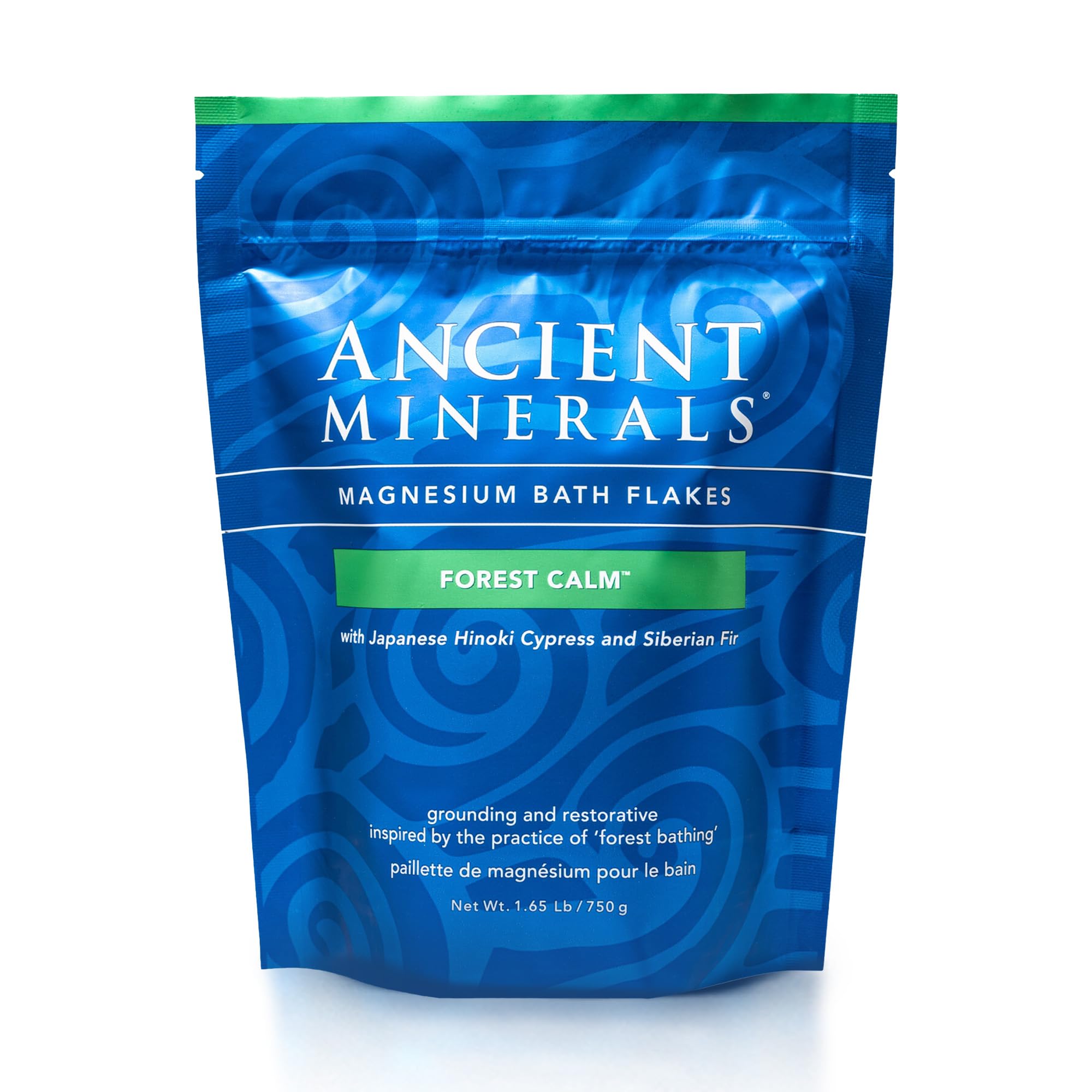 Ancient Minerals Magnesium Bath Flakes Forest Calm - Zechstein Chloride Resealab