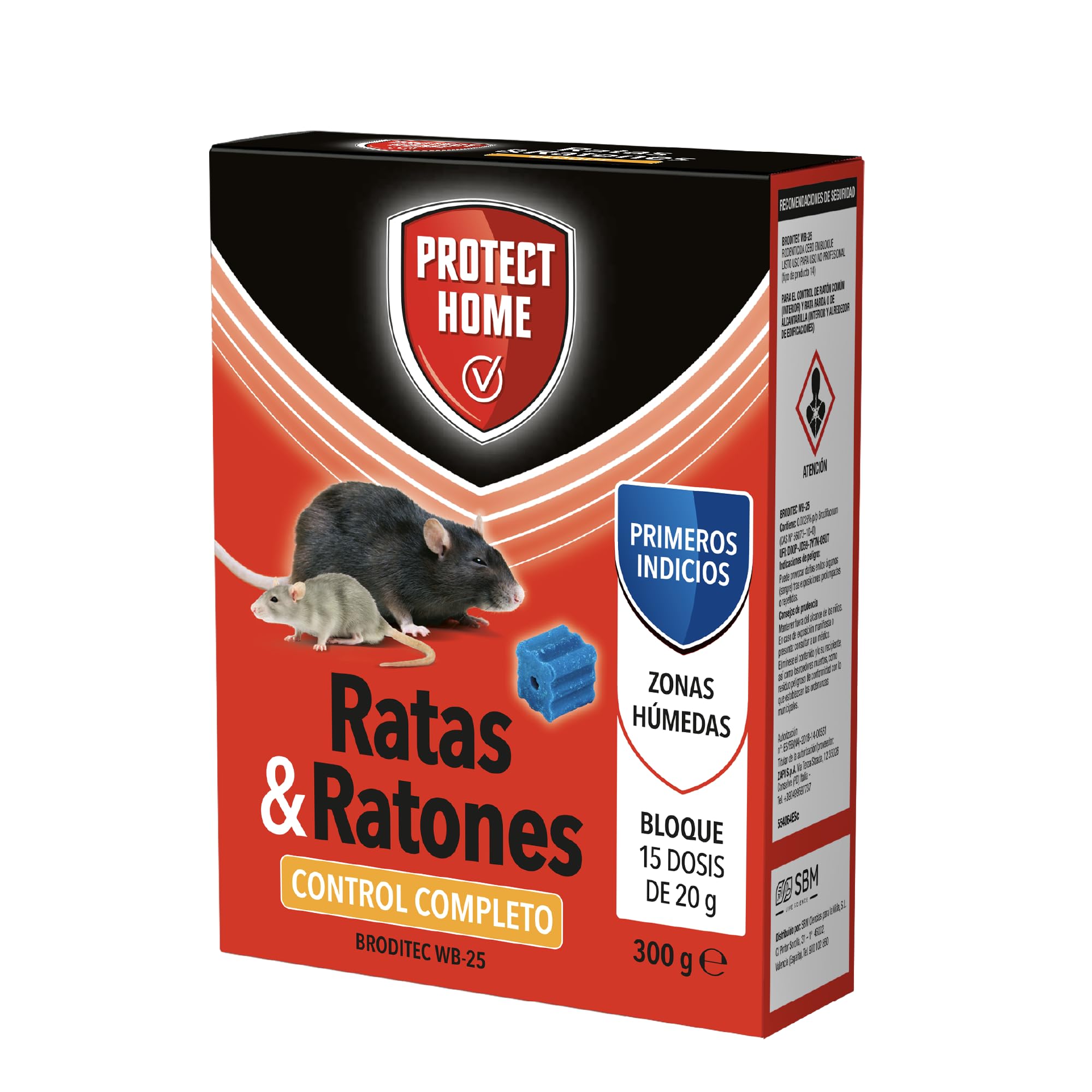 Protect Home Rat and Mice Attractant Block Format for Wet Areas Rats and Mice