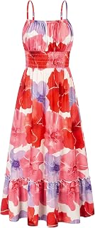 GRACE KARIN Summer Dresses for Women 2026 Vacation Boho Maxi Sundress