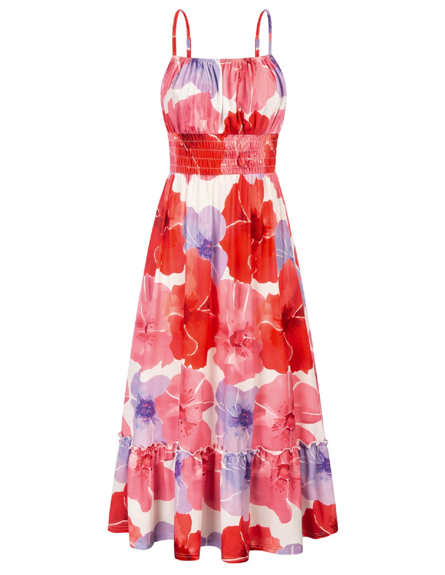 GRACE KARIN Summer Dresses for Women 2026 Vacation Boho Maxi Sundress