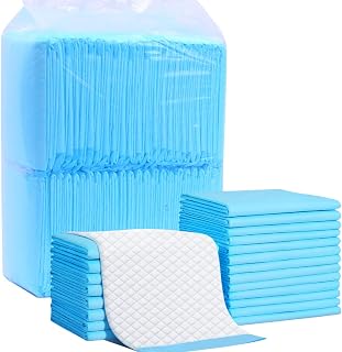 OBYFGILY 100 Pack Disposable Changing Pads, Portable Diaper Change Pad for Baby, Super Absorbent Leak-Proof Incontinence Bed Table Pee Mat for Travel and Home