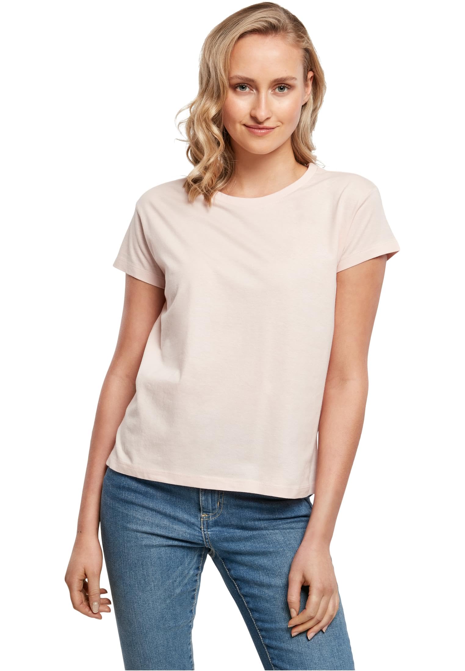 Build Your Brand Women's Ladies Box Tee T-Shirt