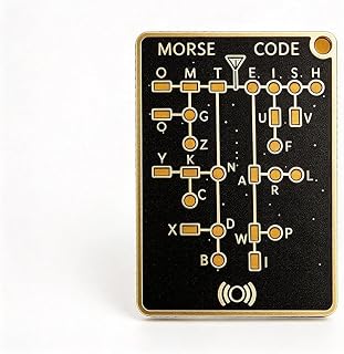 Code Trainer Card, Interactive LED and Audio Telegraph Practice Tool with Real-Time Feedback, Record and Playback Function, Portable PCB Learning Kit for Adults