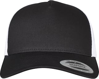 Flexfit 5-Panel Retro Trucker 2-Tone Cap Blk/Wht One Size